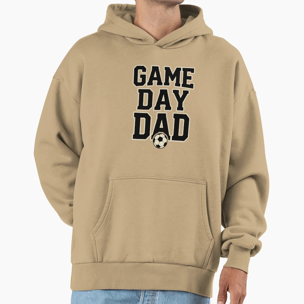 Game Day Dad Sports Aesthetic Hoodie - Custom Art Print for Adults - T-Shirt, Sweatshirt, Hoodie
