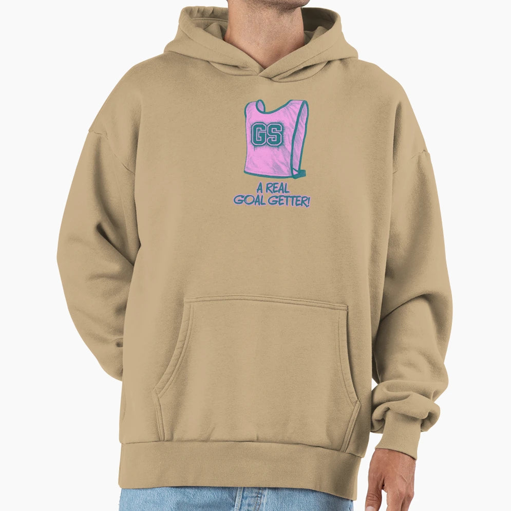 Gs Goal Shooter Netball Real Goal Hoodie - Casual Everyday Wear Men Women - T-Shirt, Sweatshirt, Hoodie