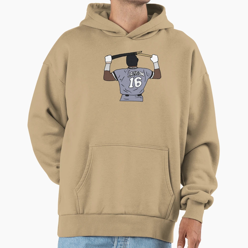 Bo Jackson Breaking Bat Hoodie - Trendy Graphic Unisex - T-Shirt, Sweatshirt, Hoodie