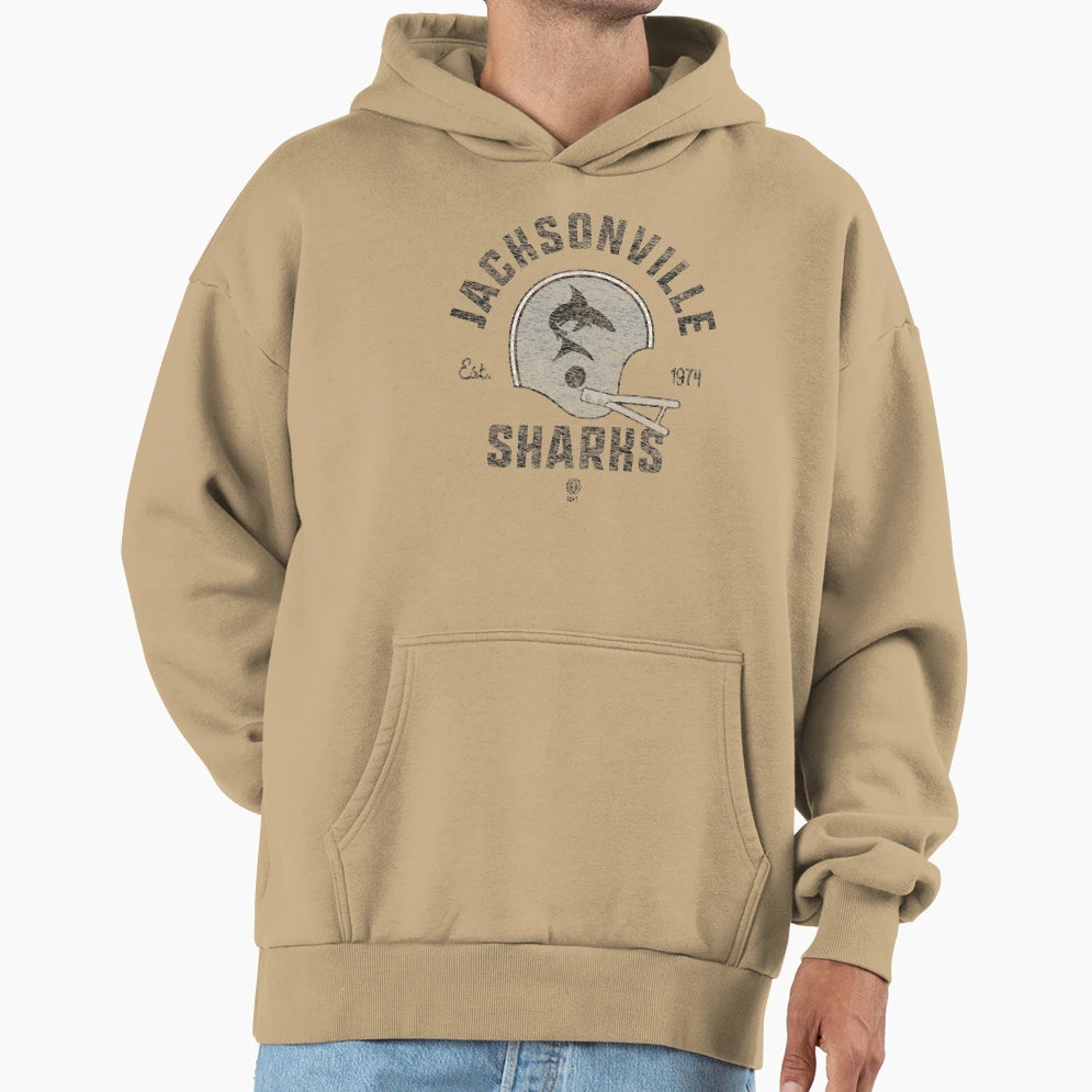 Defunct Series Jacksonville Sharks Hoodie - Minimalist Print Unisex - T-Shirt, Sweatshirt, Hoodie