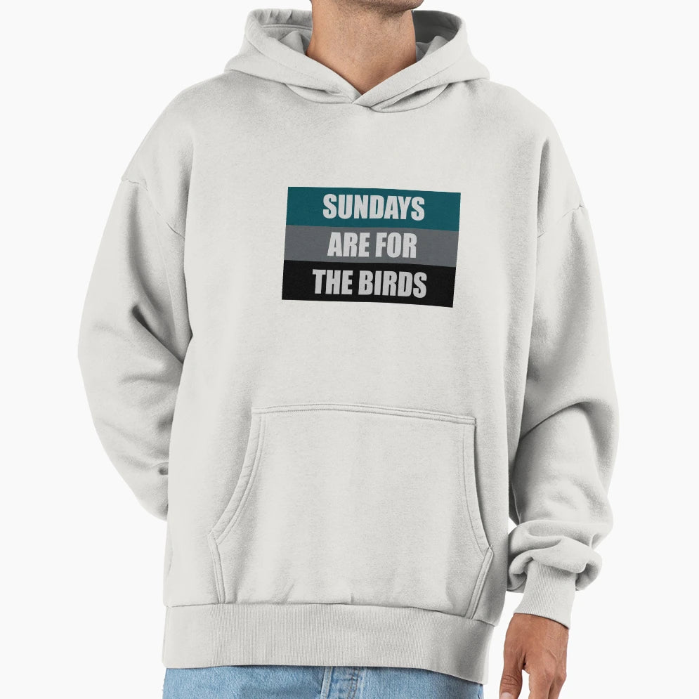 Sundays Are Birds Hoodie - Aesthetic Graphic Unisex - T-Shirt, Sweatshirt, Hoodie