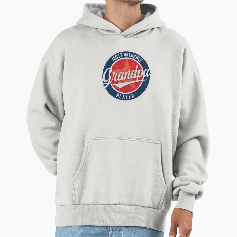 Grandpa Most Valuable Player Hoodie - Graphic Print Unisex - T-Shirt, Sweatshirt, Hoodie