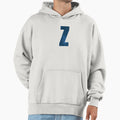 Letter Z Stars Sky Monogram Art Hoodie - Aesthetic Graphic for Adults - T-Shirt, Sweatshirt, Hoodie