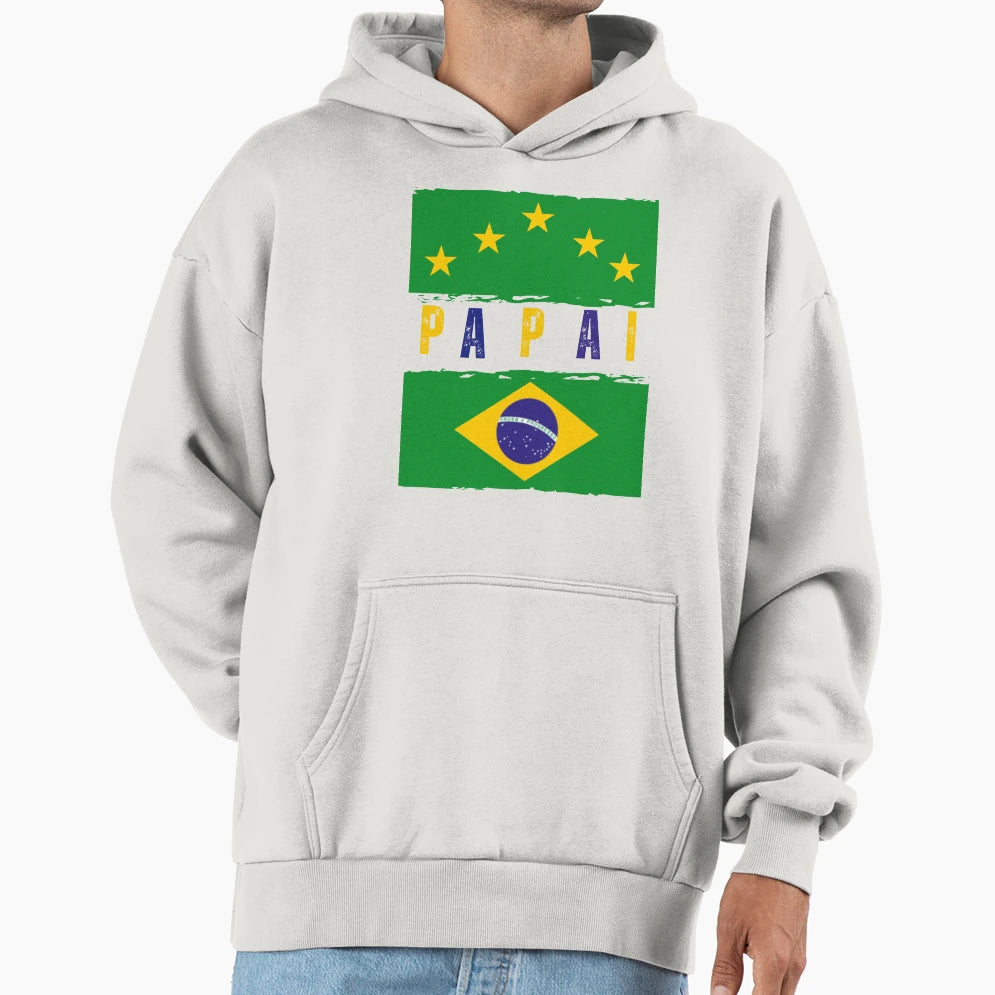 Papai Brasil Hoodie - Custom Art Print Men Women - T-Shirt, Sweatshirt, Hoodie