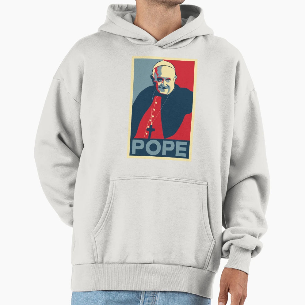 Pope Hoodie - Unique Graphic for Adults - T-Shirt, Sweatshirt, Hoodie