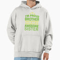 Copy Im Proud Brother Awesome Sister Hoodie - Graphic Print for Adults - T-Shirt, Sweatshirt, Hoodie