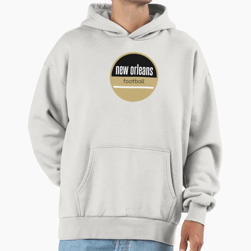New Orleans Football Hoodie - Fun Novelty Design Unisex - T-Shirt, Sweatshirt, Hoodie
