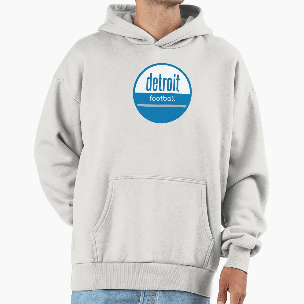 Detroit Football Hoodie - Unique Graphic Men Women - T-Shirt, Sweatshirt, Hoodie