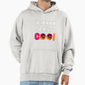 Copy Coolest Dad Mixed Race Drawing Funny Hoodie - Unique Graphic Unisex - T-Shirt, Sweatshirt, Hoodie