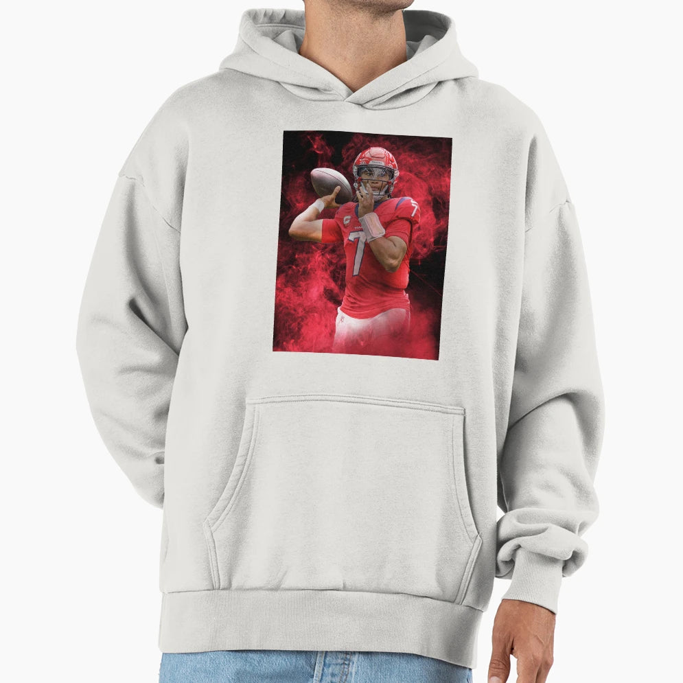 Cj Stroud Houston Sports Art Hoodie - Unique Graphic Unisex - T-Shirt, Sweatshirt, Hoodie