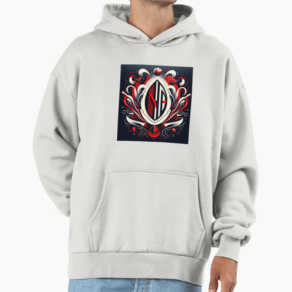 Milan Football Hoodie - Custom Art Print Men Women - T-Shirt, Sweatshirt, Hoodie
