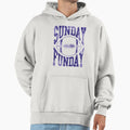 Sunday Funday Football Hoodie - Novelty Apparel for Adults - T-Shirt, Sweatshirt, Hoodie