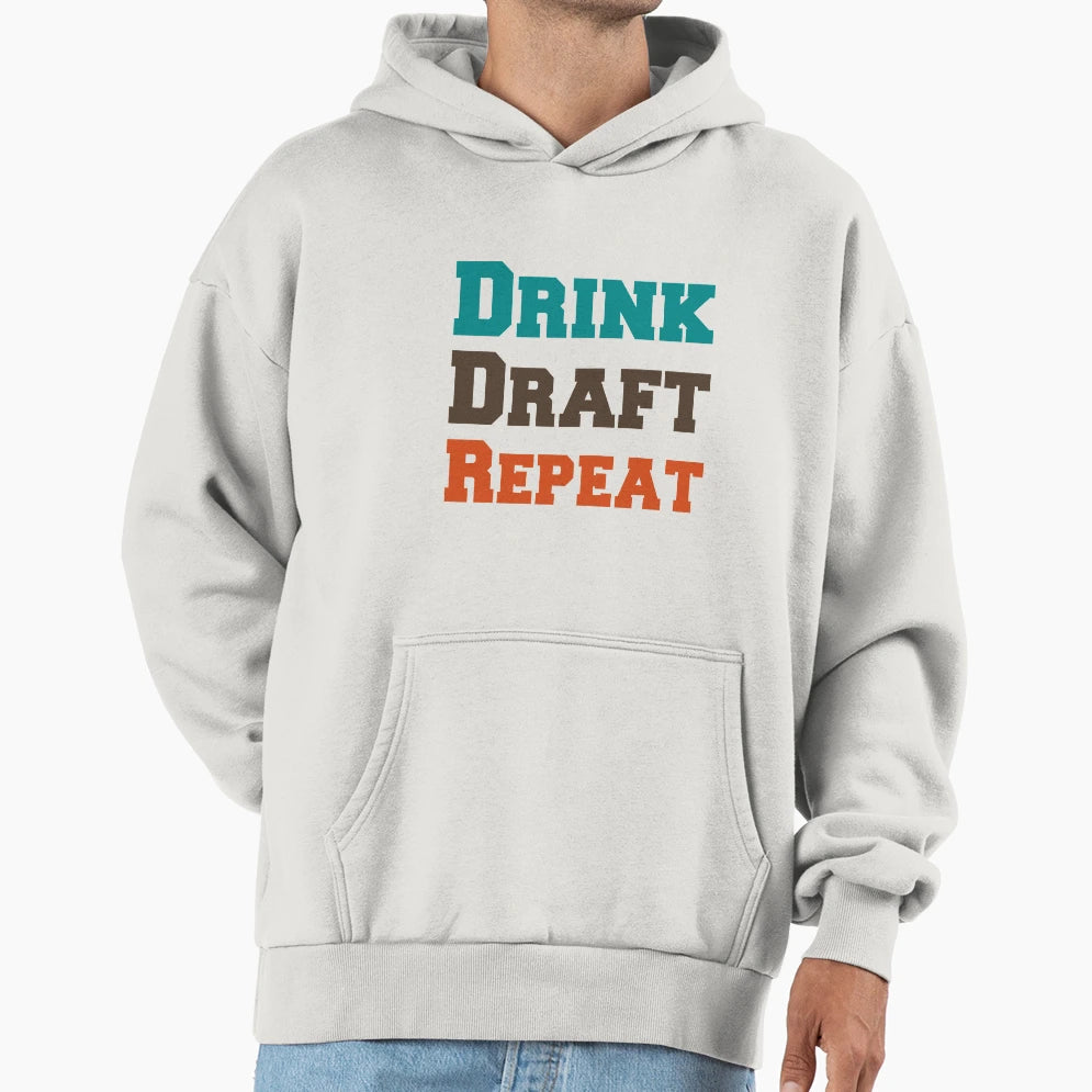 I Drink And Draft Hoodie - Unique Graphic Men Women - T-Shirt, Sweatshirt, Hoodie