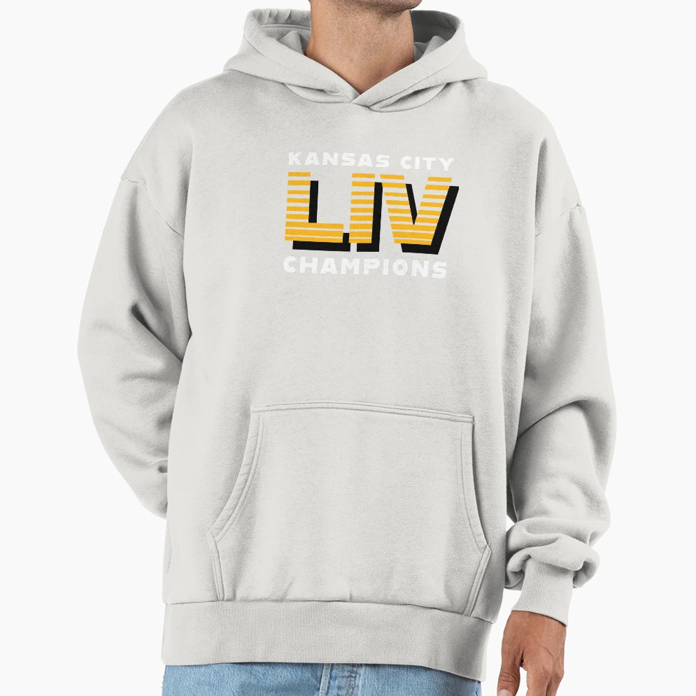Kansas City Liv Champions Hoodie - Graphic Print Unisex - T-Shirt, Sweatshirt, Hoodie