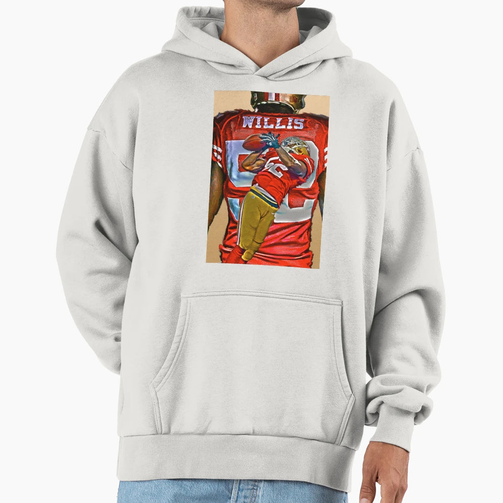 Willis Hoodie - Novelty Apparel for Adults - T-Shirt, Sweatshirt, Hoodie