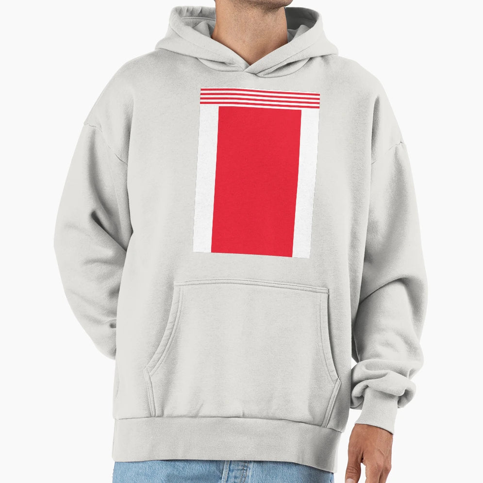 Ajax Amsterdam Red White Home 1994 95 Hoodie - Aesthetic Graphic Men Women - T-Shirt, Sweatshirt, Hoodie