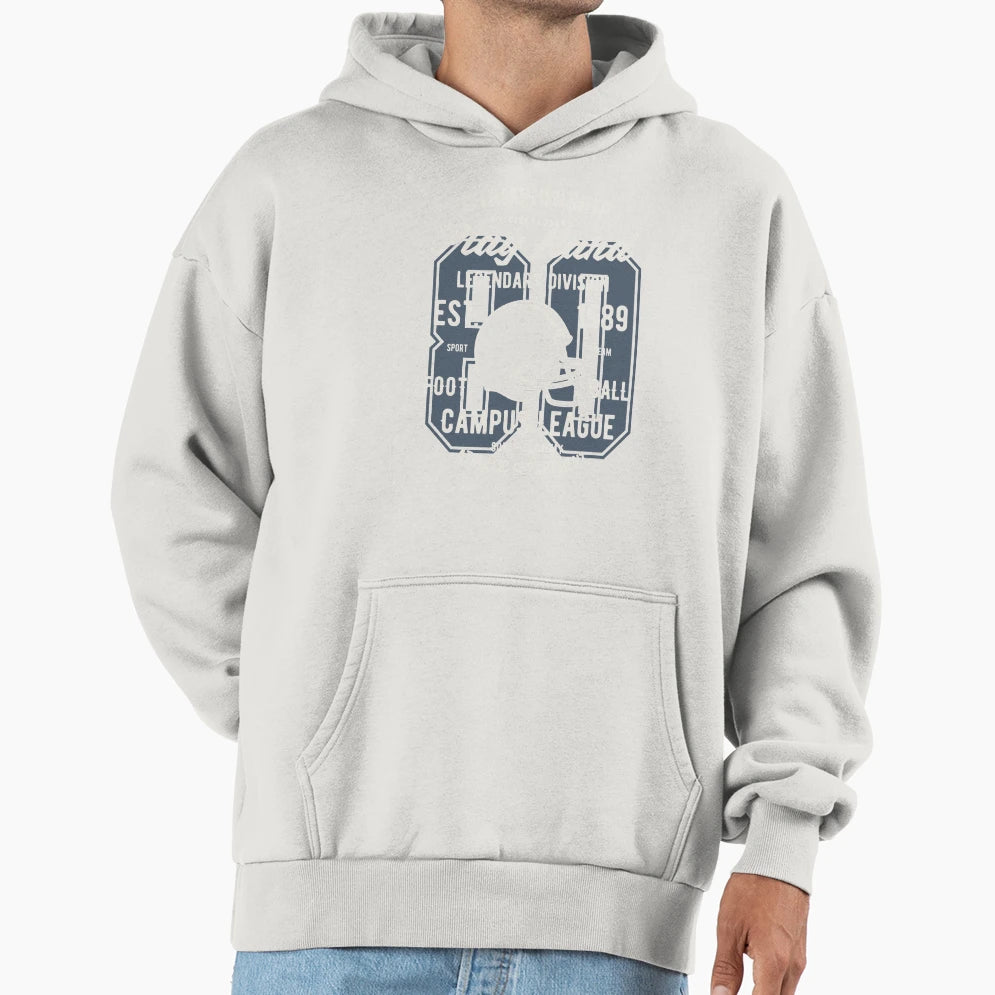 Football Hoodie - Minimalist Print for Adults - T-Shirt, Sweatshirt, Hoodie
