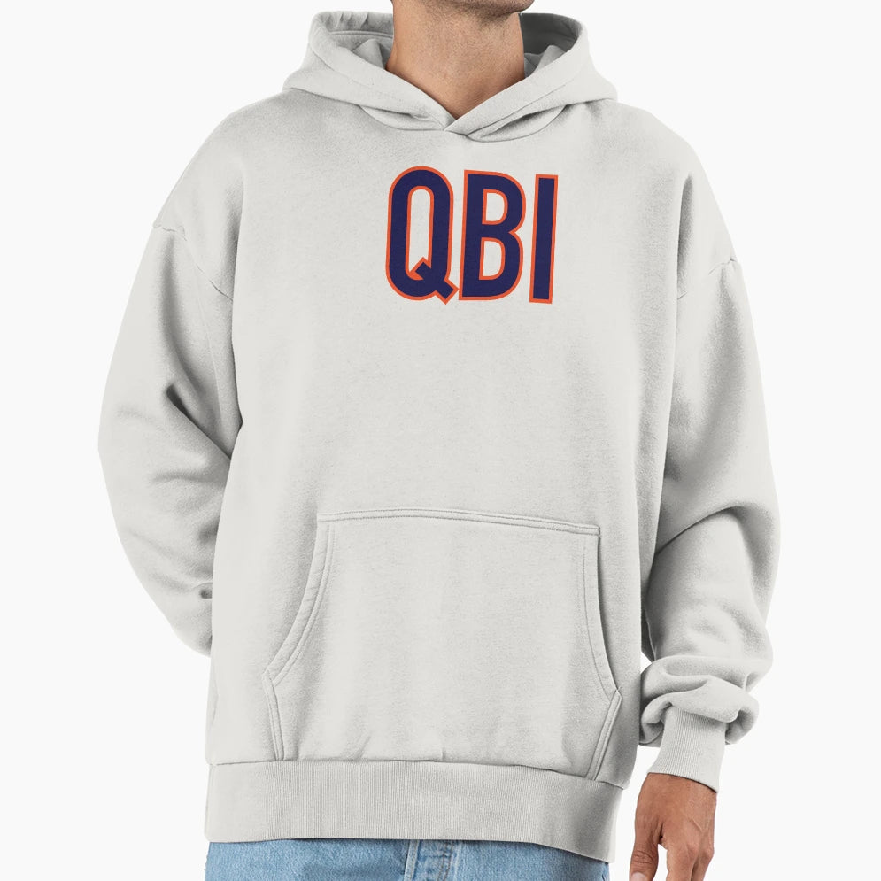 Qb1 Chicago Bears Navy Hoodie - Trendy Graphic for Adults - T-Shirt, Sweatshirt, Hoodie