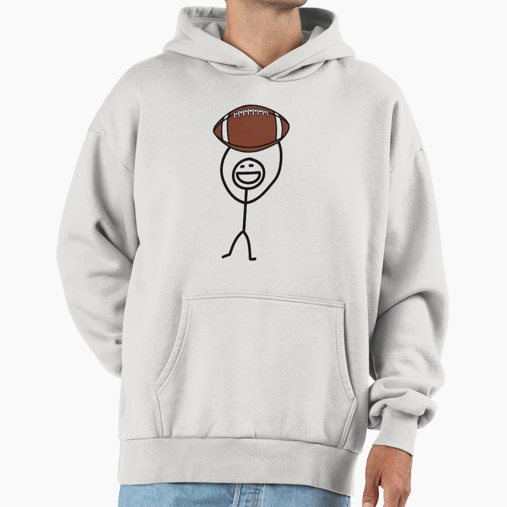 Football Fan Hoodie - Custom Art Print Men Women - T-Shirt, Sweatshirt, Hoodie