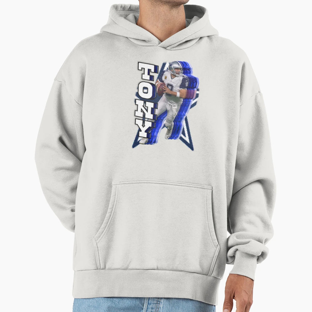 Dallas Cowboy Legend Tony Romo Hoodie - Aesthetic Graphic Men Women - T-Shirt, Sweatshirt, Hoodie