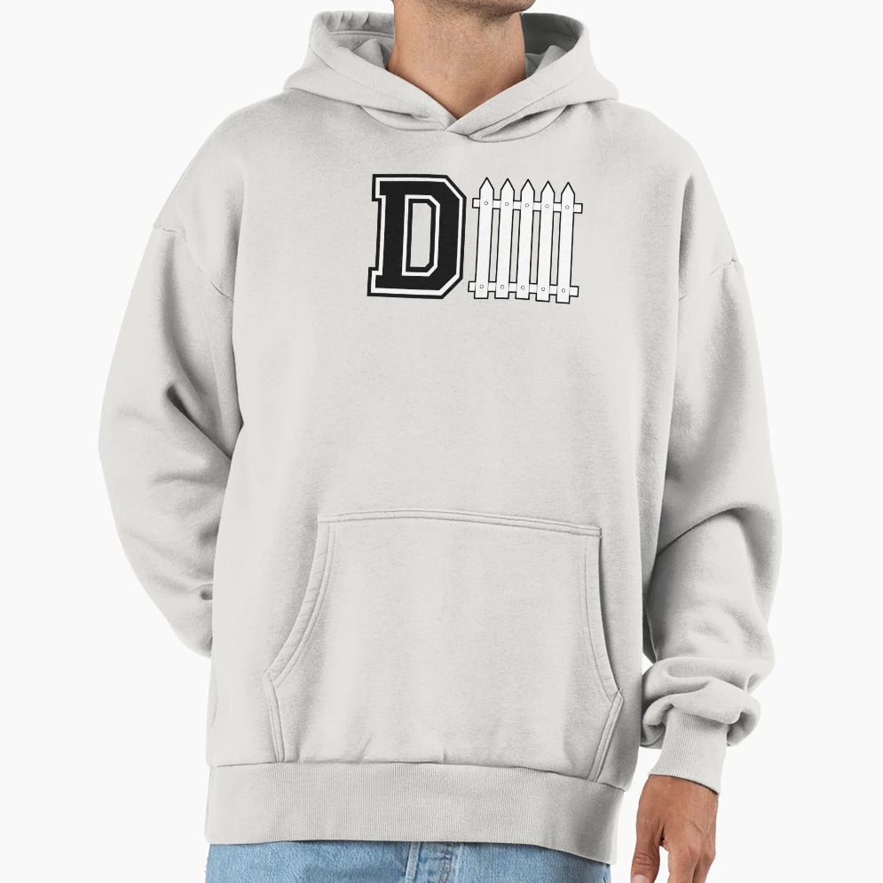 D Fence Hoodie - Novelty Apparel Men Women - T-Shirt, Sweatshirt, Hoodie