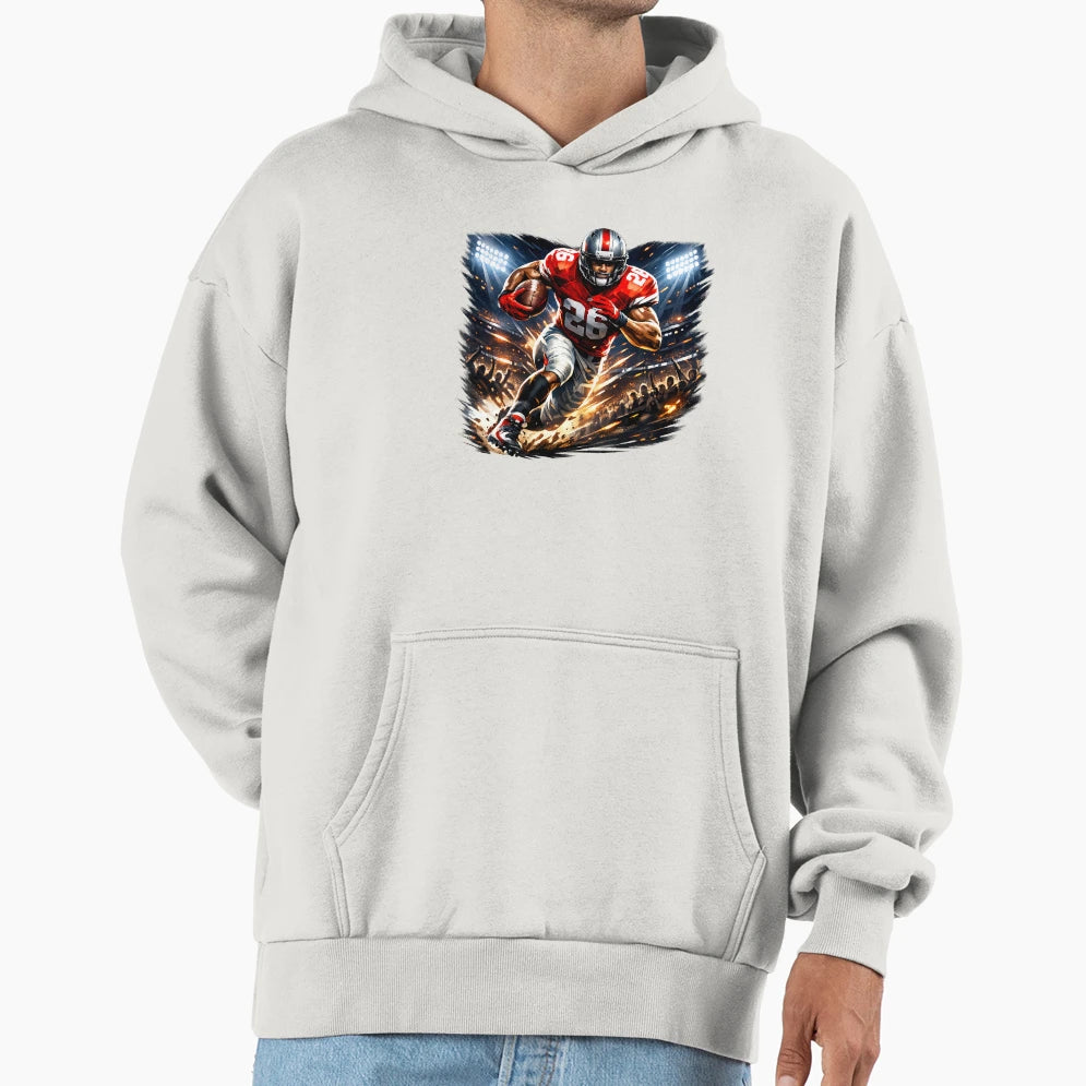 Super Bowl 2026 Football Game Day Vibes Hoodie - Custom Art Print Unisex - T-Shirt, Sweatshirt, Hoodie