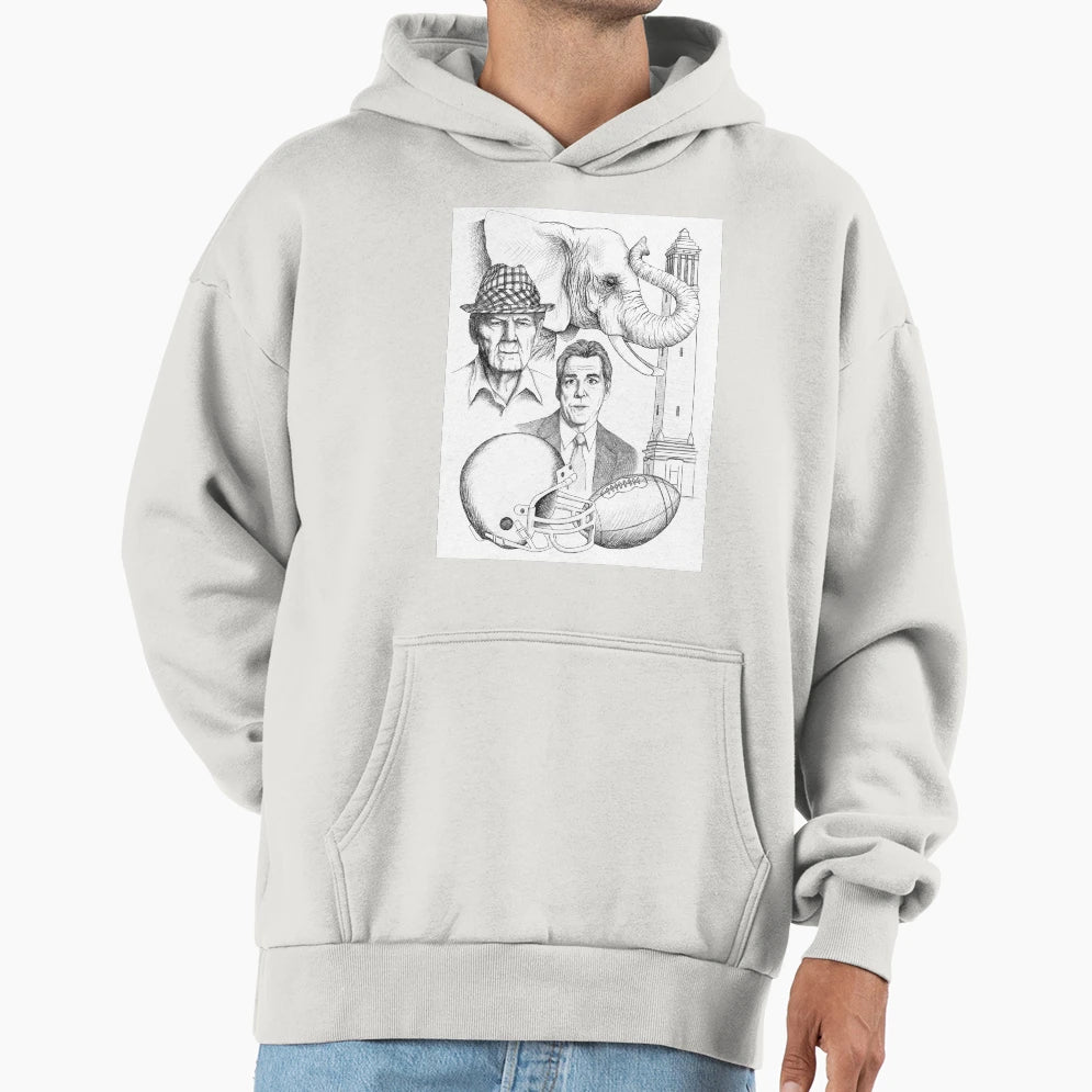 Tuscaloosa Art Collage Hoodie - Aesthetic Graphic for Adults - T-Shirt, Sweatshirt, Hoodie