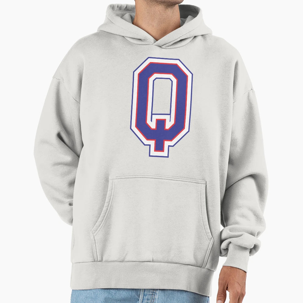 Alphabet Q Hoodie - Aesthetic Graphic Unisex - T-Shirt, Sweatshirt, Hoodie