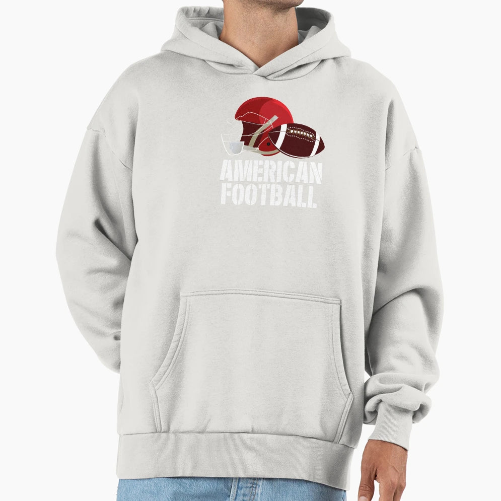 American Football Hoodie - Novelty Apparel Unisex - T-Shirt, Sweatshirt, Hoodie