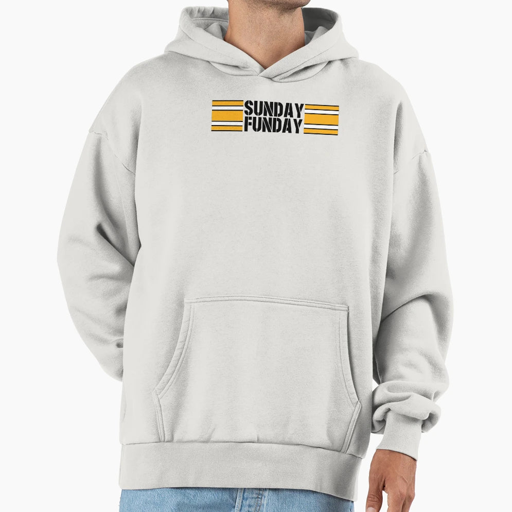 Sunday Funday Hoodie - Trendy Graphic Unisex - T-Shirt, Sweatshirt, Hoodie