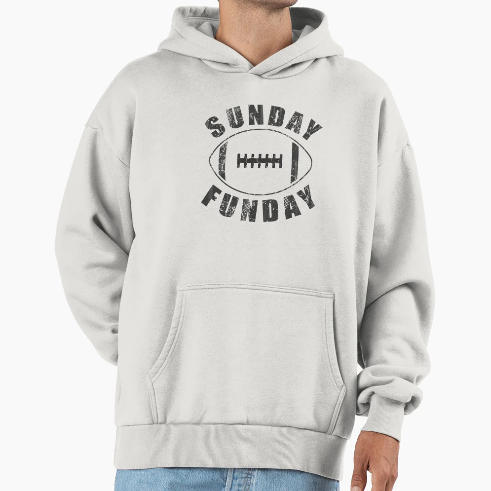 Sunday Funday Football Hoodie - Custom Art Print for Adults - T-Shirt, Sweatshirt, Hoodie