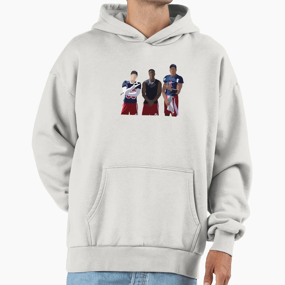 All American Football Hoodie - Novelty Apparel Unisex - T-Shirt, Sweatshirt, Hoodie