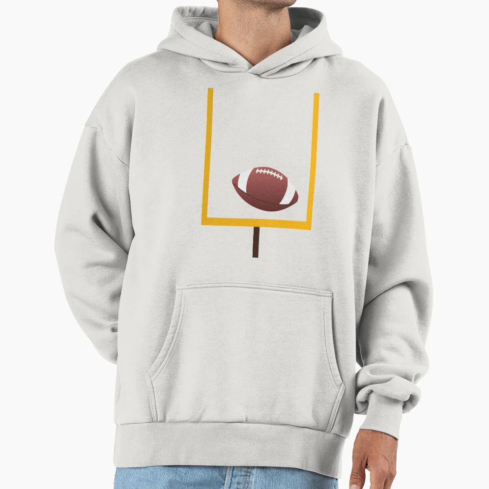 Football Goal Hoodie - Custom Art Print Unisex - T-Shirt, Sweatshirt, Hoodie