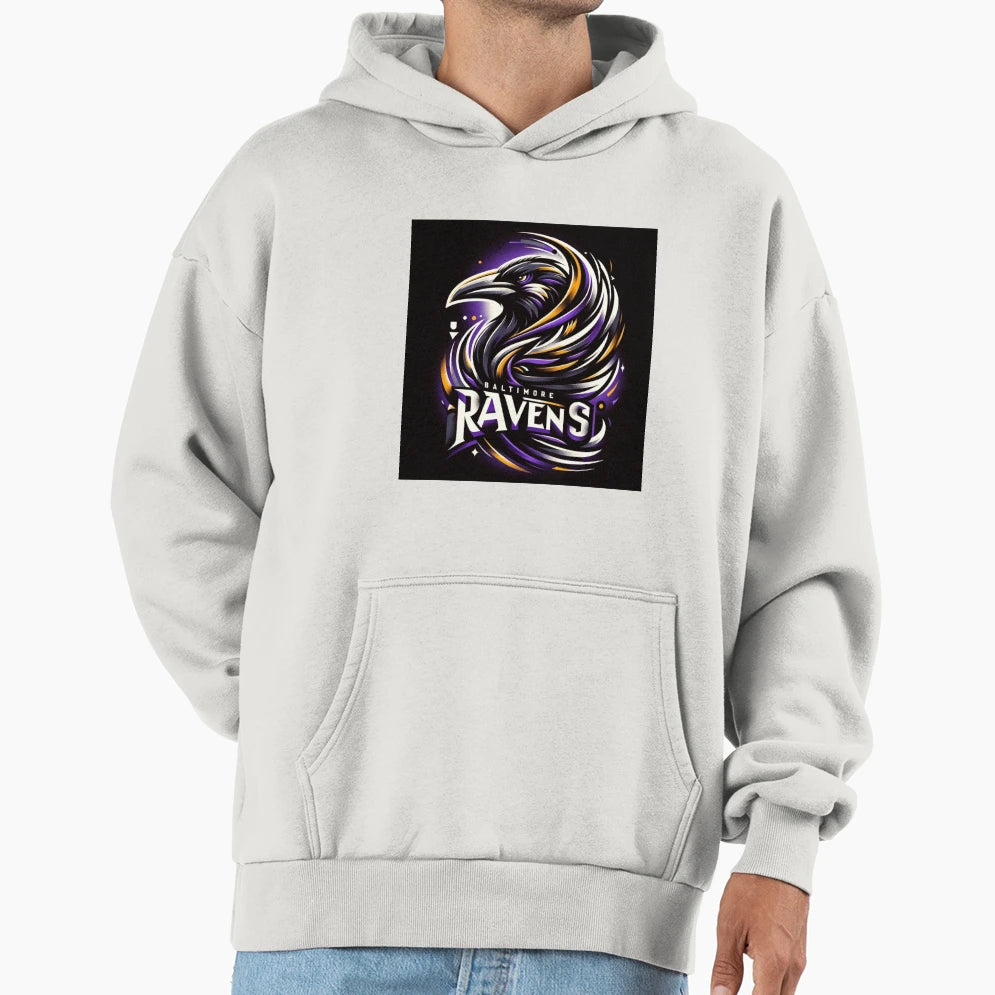 Ravens Football Hoodie - Graphic Print Unisex - T-Shirt, Sweatshirt, Hoodie