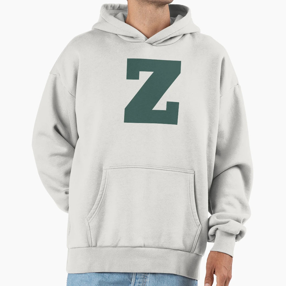 Z Slab Serif Hoodie - Trendy Graphic Unisex - T-Shirt, Sweatshirt, Hoodie
