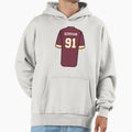 Ryan Kerrigan Jersey Mens Casual Mens Hoodie - Unique Graphic for Adults - T-Shirt, Sweatshirt, Hoodie