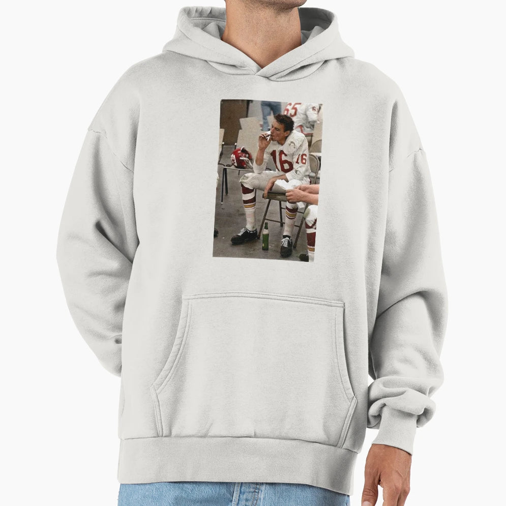 Len Dawson Cigarette Cloth Covering I Hoodie - Streetwear Style for Adults - T-Shirt, Sweatshirt, Hoodie
