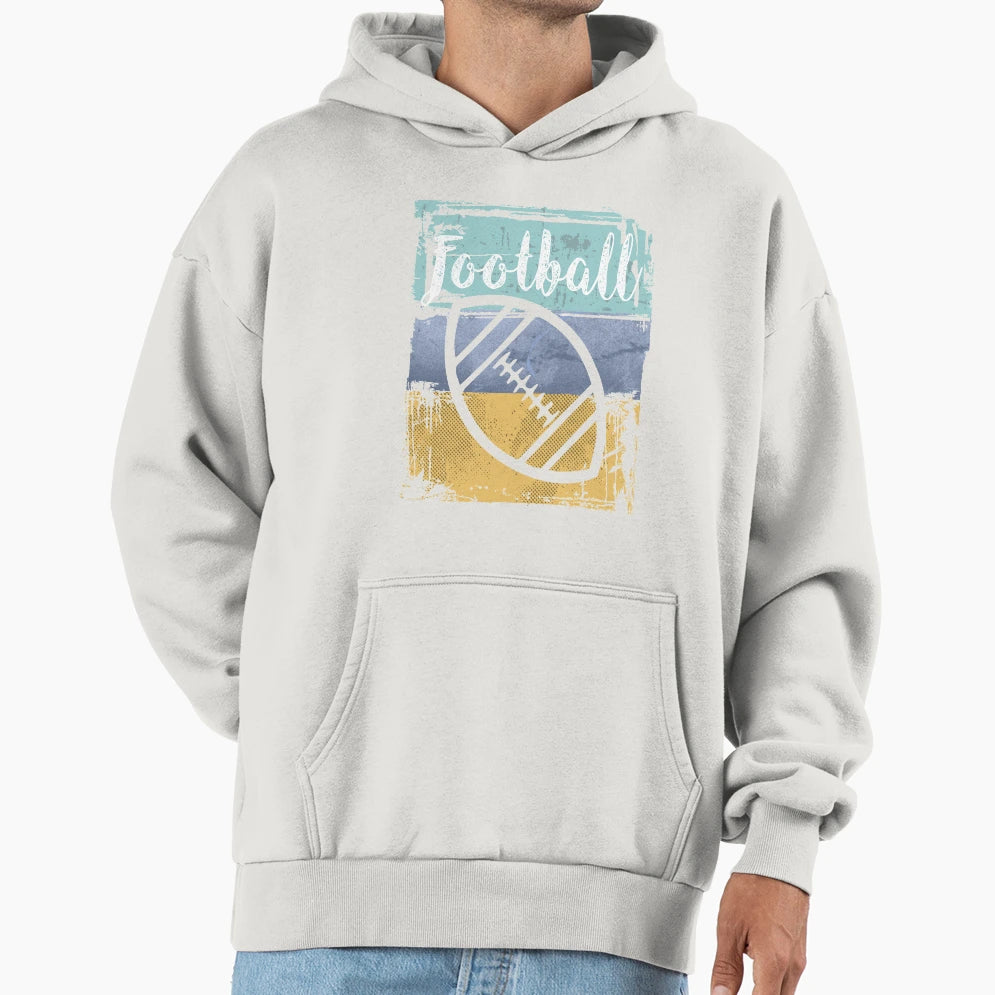 Football Ball Hoodie - Unique Graphic for Adults - T-Shirt, Sweatshirt, Hoodie