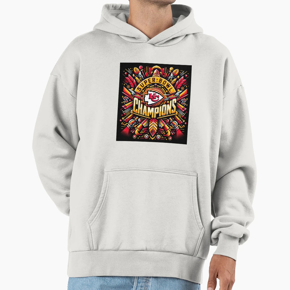Kansas City Football Hoodie - Streetwear Style Unisex - T-Shirt, Sweatshirt, Hoodie