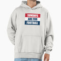 Sundays Are Football Hoodie - Aesthetic Graphic Unisex - T-Shirt, Sweatshirt, Hoodie
