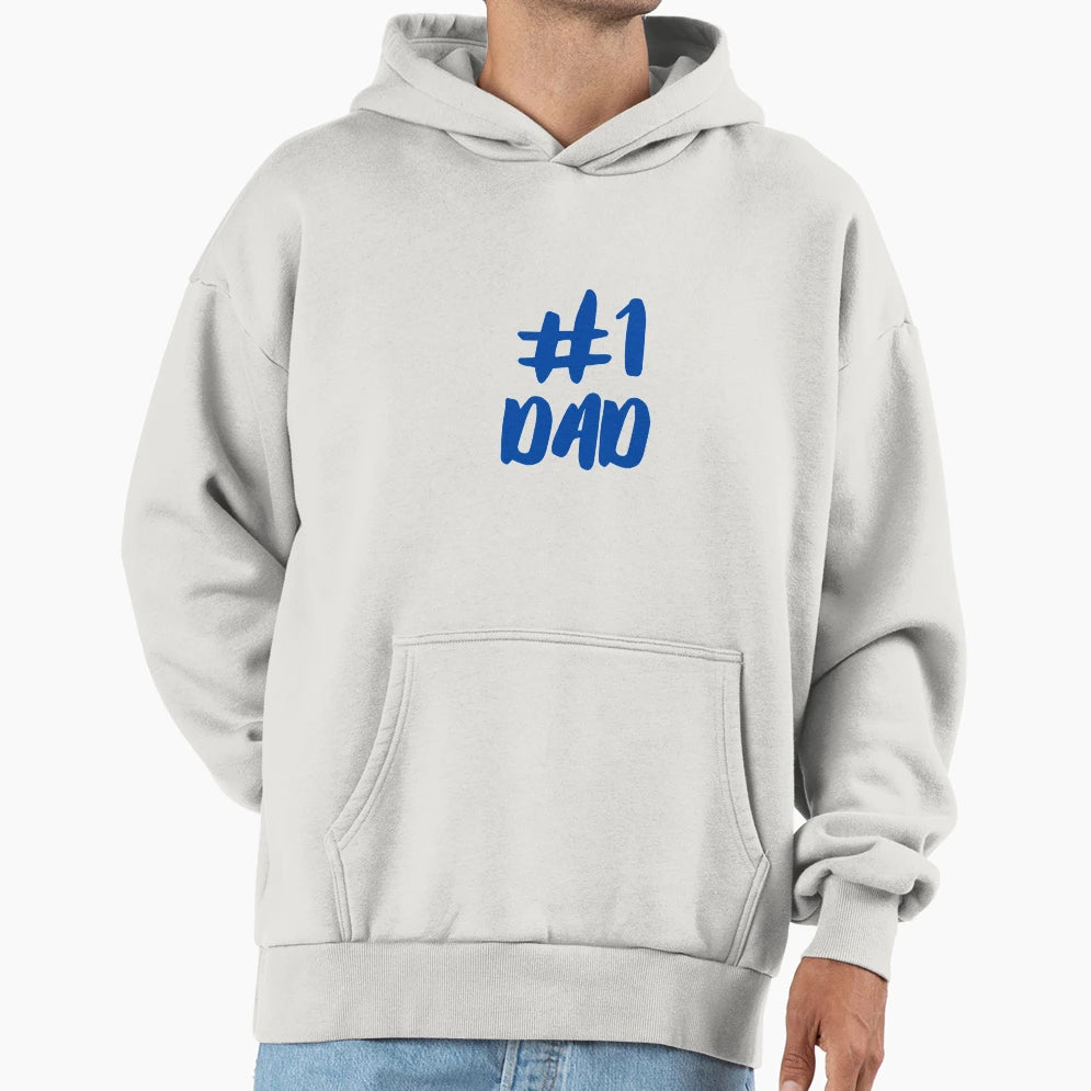 Number One Dad Hoodie - Aesthetic Graphic Men Women - T-Shirt, Sweatshirt, Hoodie