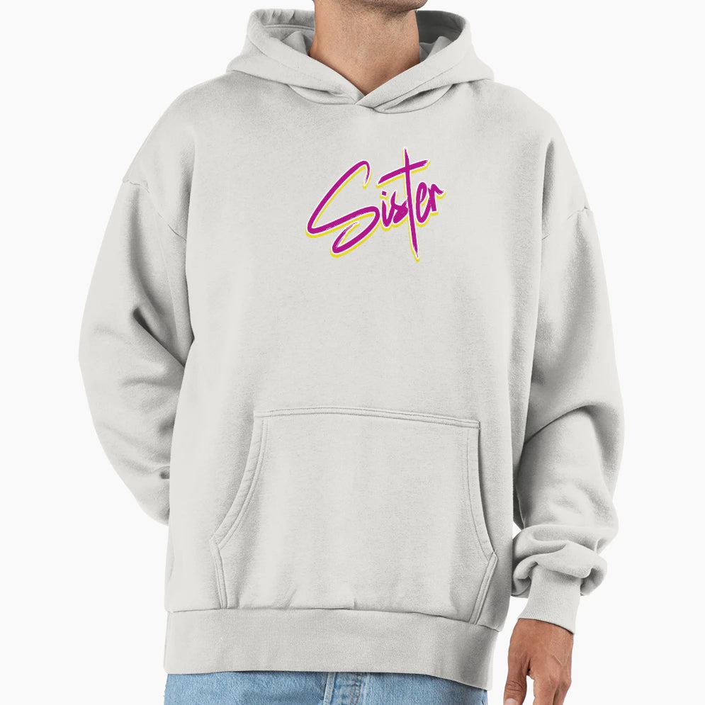Sister Happy Mothers Day Happy T-Shirt - Custom Art Print Men Women - T-Shirt, Sweatshirt, Hoodie