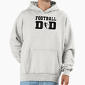 Football Dad Hoodie - Trendy Graphic Unisex - T-Shirt, Sweatshirt, Hoodie