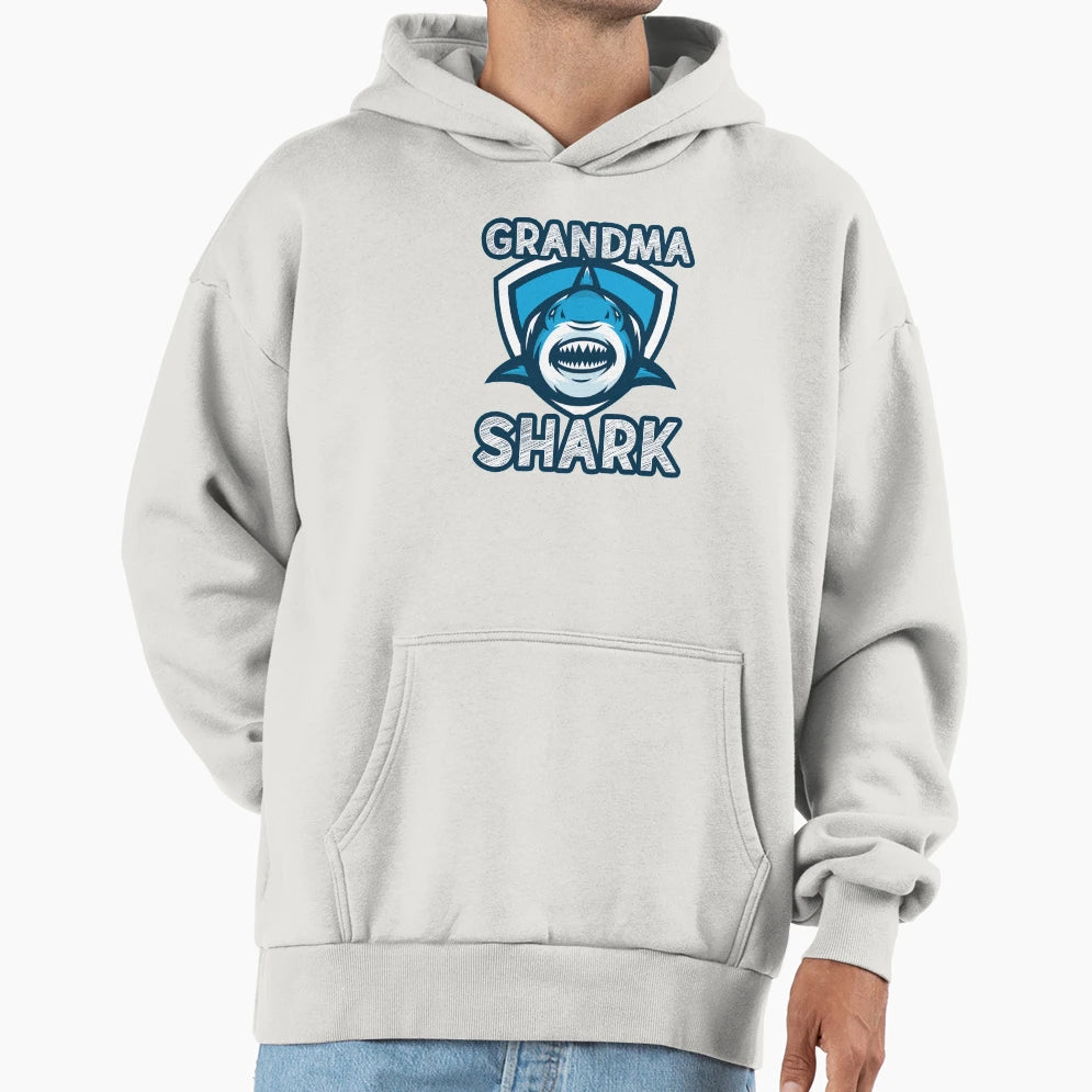 Grandma Shark Hoodie - Trendy Graphic Men Women - T-Shirt, Sweatshirt, Hoodie