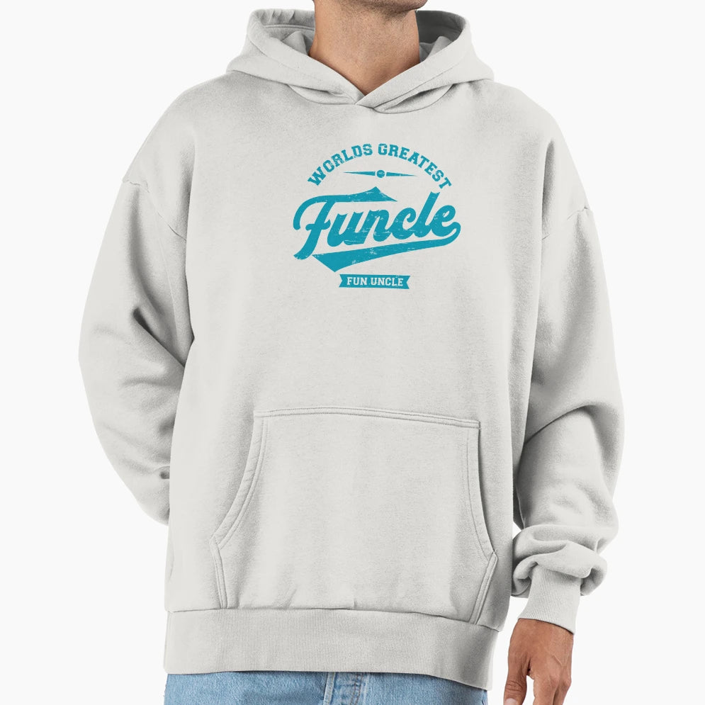 Funny Uncle Worlds Greatest Funcle Hoodie - Fun Novelty Design Unisex - T-Shirt, Sweatshirt, Hoodie