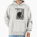 Usa Flag July 4Th Football Patriotic Hoodie - Aesthetic Graphic for Adults - T-Shirt, Sweatshirt, Hoodie