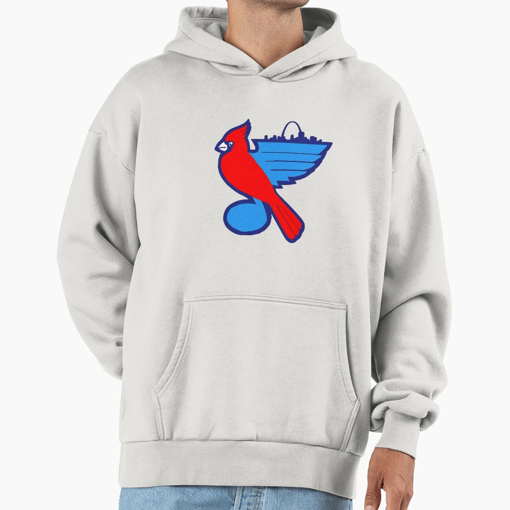 Cardinals Blues Logo Hoodie - Casual Everyday Wear for Adults - T-Shirt, Sweatshirt, Hoodie