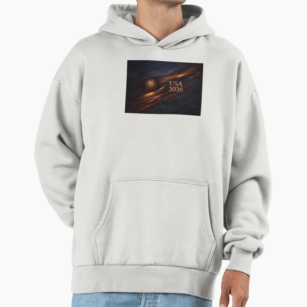 Soccer Ball Usa 2026 Inspired Hoodie - Aesthetic Graphic Unisex - T-Shirt, Sweatshirt, Hoodie