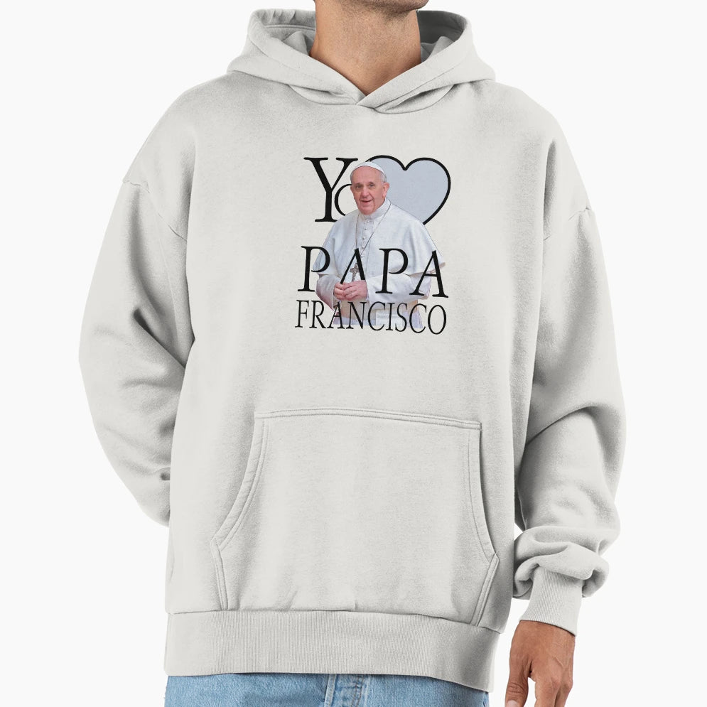 Yo Amo Papa Francisco I Love Pope Francis Hoodie - Trendy Graphic Unisex - T-Shirt, Sweatshirt, Hoodie