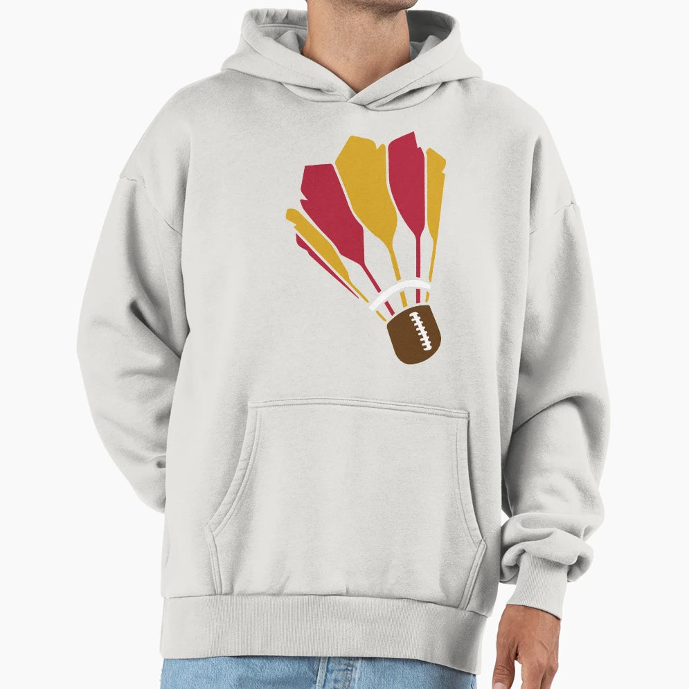 Shuttle Football Hoodie - Aesthetic Graphic Unisex - T-Shirt, Sweatshirt, Hoodie